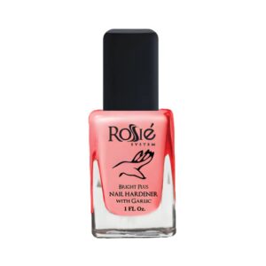 ROSSIE SYSTEM FORMULA Nail Hardener Bright Plus With Garlic, 1oz